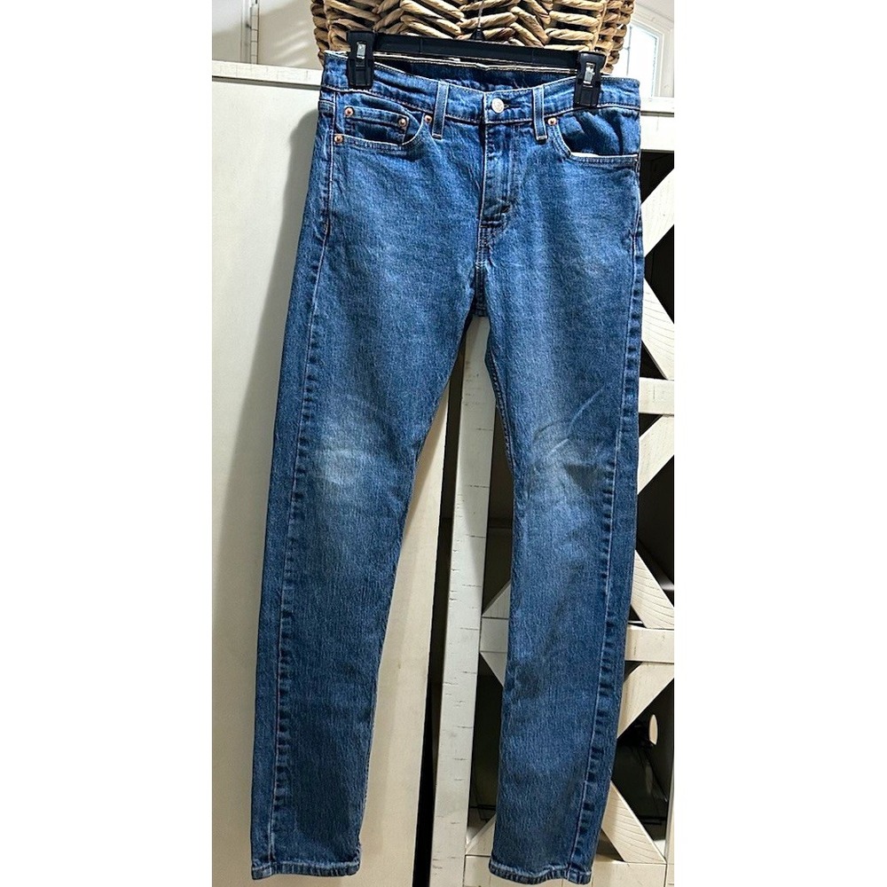 Levi's 510 Blue Medium Wash Skinny Jeans Slim Fit Mid Rise 5-Pocket W29 L32